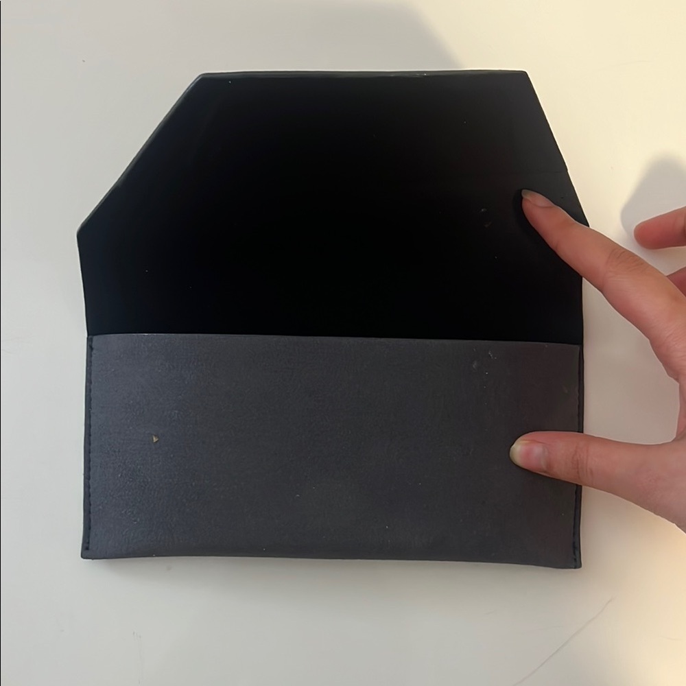 Jimmy Choo Grey Glasses Case - Picture 2 of 3